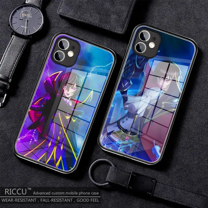 Lelouch Lamperouge Phone Case Tempered Glass For iPhone 12 13 Pro Max Mini 11 Pro XR XS MAX 8 X 7 6S 6 Plus SE 2020 covers
Lelouch Lamperouge Phone Case Tempered Glass For iPhone 12 13 Pro Max Mini 11 Pro XR XS MAX 8 X 7 6S 6 Plus SE 2020 covers