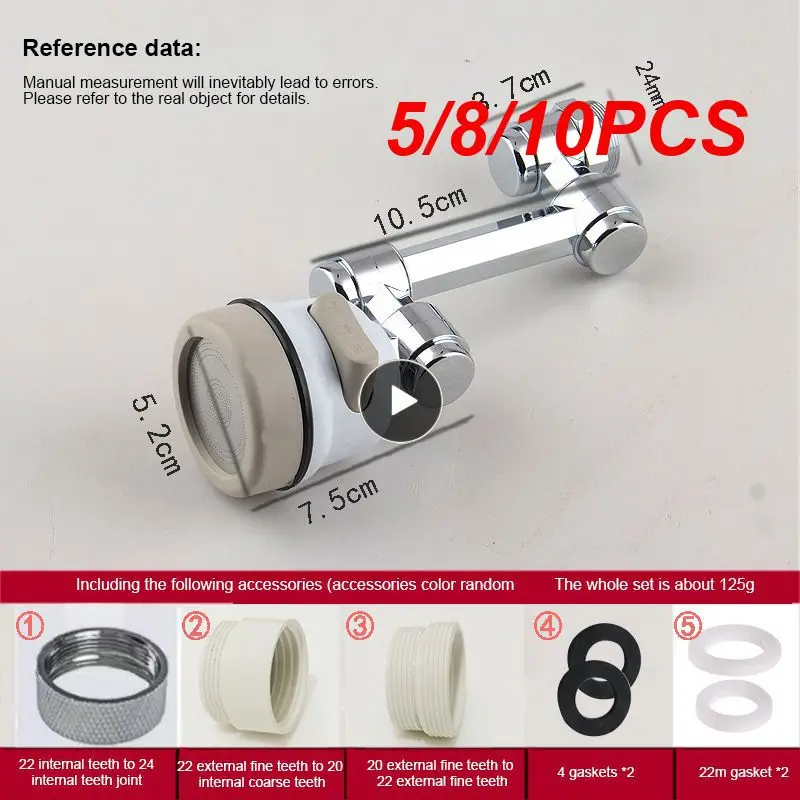5/8/10PCS Universal Kitchen Washbasin Faucet Bubbler Nozzle Splash Proof For Kitchen Washbasin Kitchen Faucet Extender Aerator
5/8/10PCS Universal Kitchen Washbasin Faucet Bubbler Nozzle Splash Proof For Kitchen Washbasin Kitchen Faucet Extender Aerator