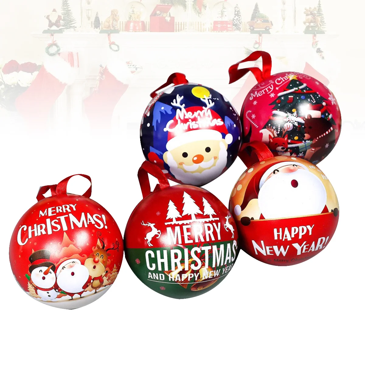 5pcs Storage Boxes Fillable Balls Xmas Baubles Christmas Tree Decorations Christmas Hanging Ornament
5pcs Storage Boxes Fillable Balls Xmas Baubles Christmas Tree Decorations Christmas Hanging Ornament