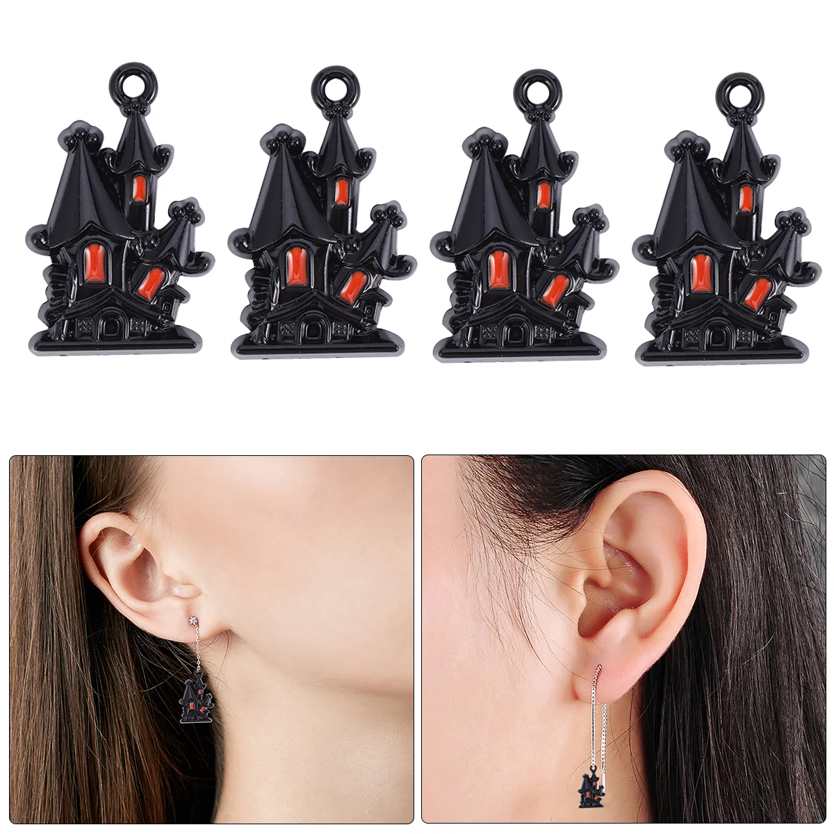 20pcs Diy Jewelry Accessories Halloween Haunted House Castle Pendant Accessories
20pcs Diy Jewelry Accessories Halloween Haunted House Castle Pendant Accessories