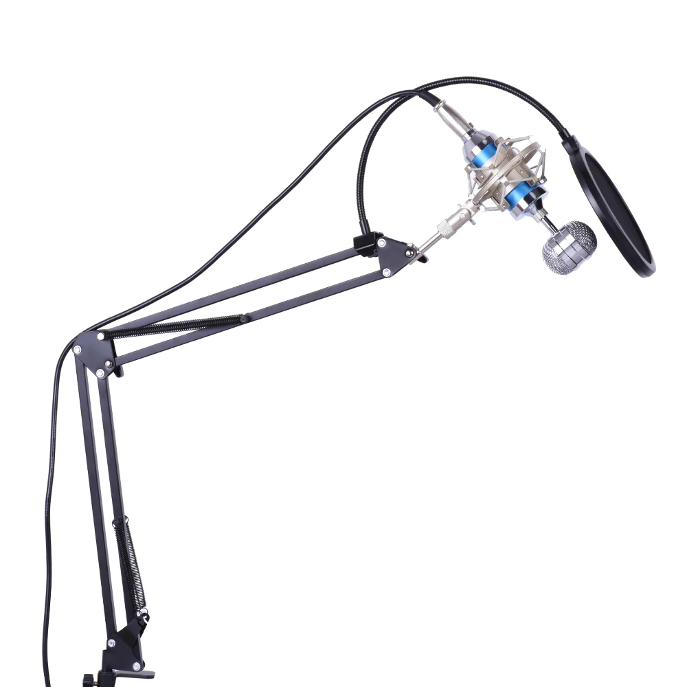 Professional Studio Broadcasting Recording Condenser Microphone Mic Kit Set 3.5mm with Shock Mount A
Professional Studio Broadcasting Recording Condenser Microphone Mic Kit Set 3.5mm with Shock Mount A