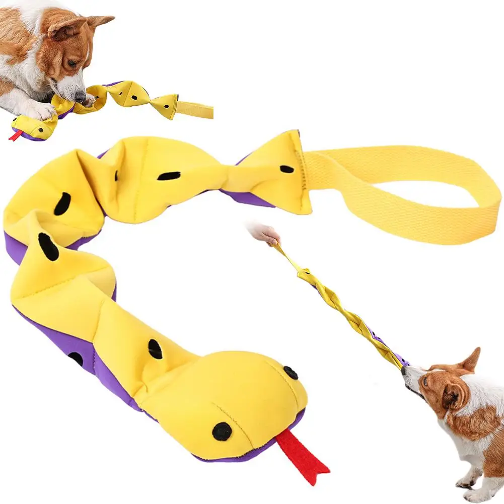 Pet Dog 2-color Snake Hiding Food Sniffing Toy Bite-resistant Educational Toy For Relieve Boredom
Pet Dog 2-color Snake Hiding Food Sniffing Toy Bite-resistant Educational Toy For Relieve Boredom