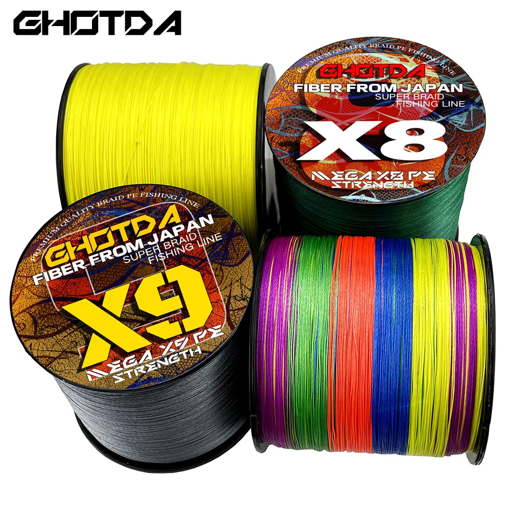 GHOTDA PE Fishing Line 500M Braided Fishing Line Super Line 18-100LB 8 Strands 9 Strands for Freshwater Saltwater Fishing
GHOTDA PE Fishing Line 500M Braided Fishing Line Super Line 18-100LB 8 Strands 9 Strands for Freshwater Saltwater Fishing