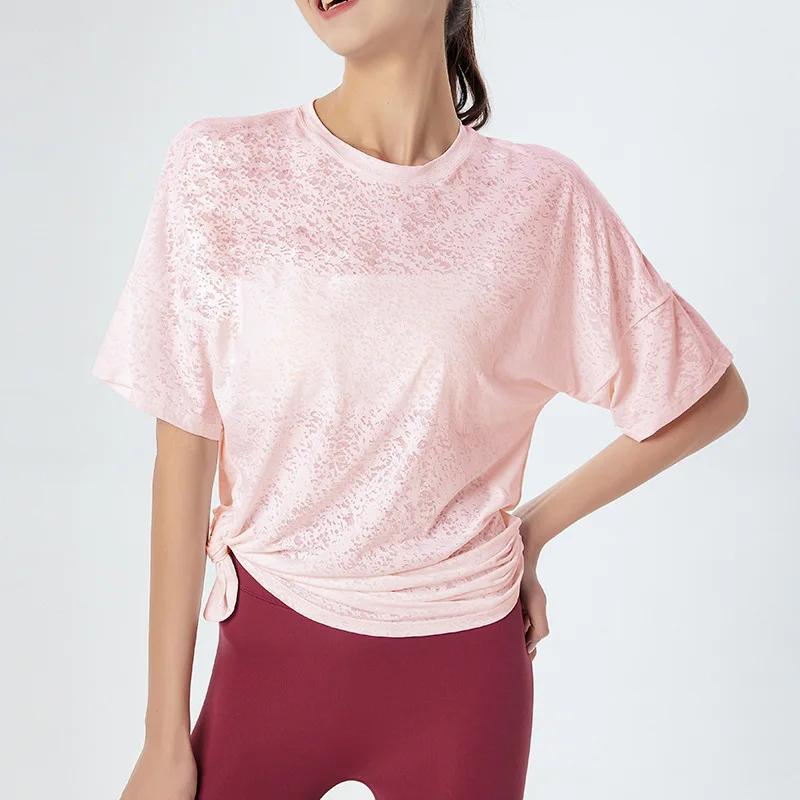 2022 Summer sports short-sleeved women's loose yoga clothes T-shirt breathable running blouse fitness clothes top
2022 Summer sports short-sleeved women's loose yoga clothes T-shirt breathable running blouse fitness clothes top