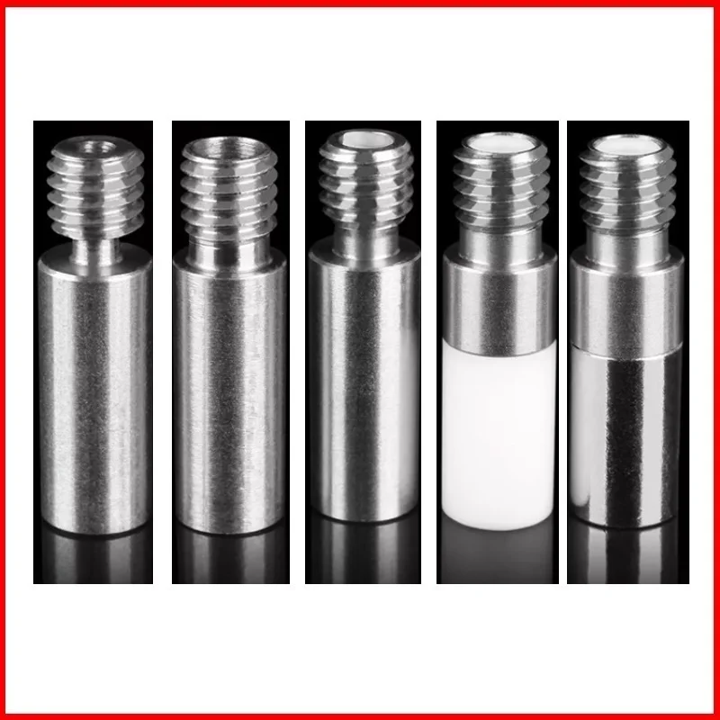 E3D stainless steel throat M6 3D printer accessories 10PCS all-metal straight-through Teflon titanium alloy red copper
E3D stainless steel throat M6 3D printer accessories 10PCS all-metal straight-through Teflon titanium alloy red copper