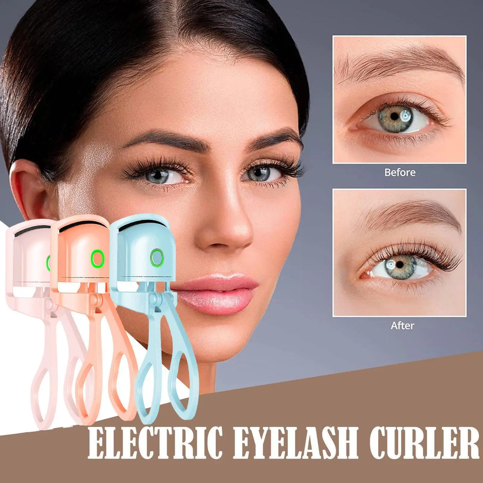 Electric Eyelash Curler Long-lasting Eyelash Curler Eyelashes Perm Portable Rechargeable Eyelash Mini Curler Electric J9E9
Electric Eyelash Curler Long-lasting Eyelash Curler Eyelashes Perm Portable Rechargeable Eyelash Mini Curler Electric J9E9