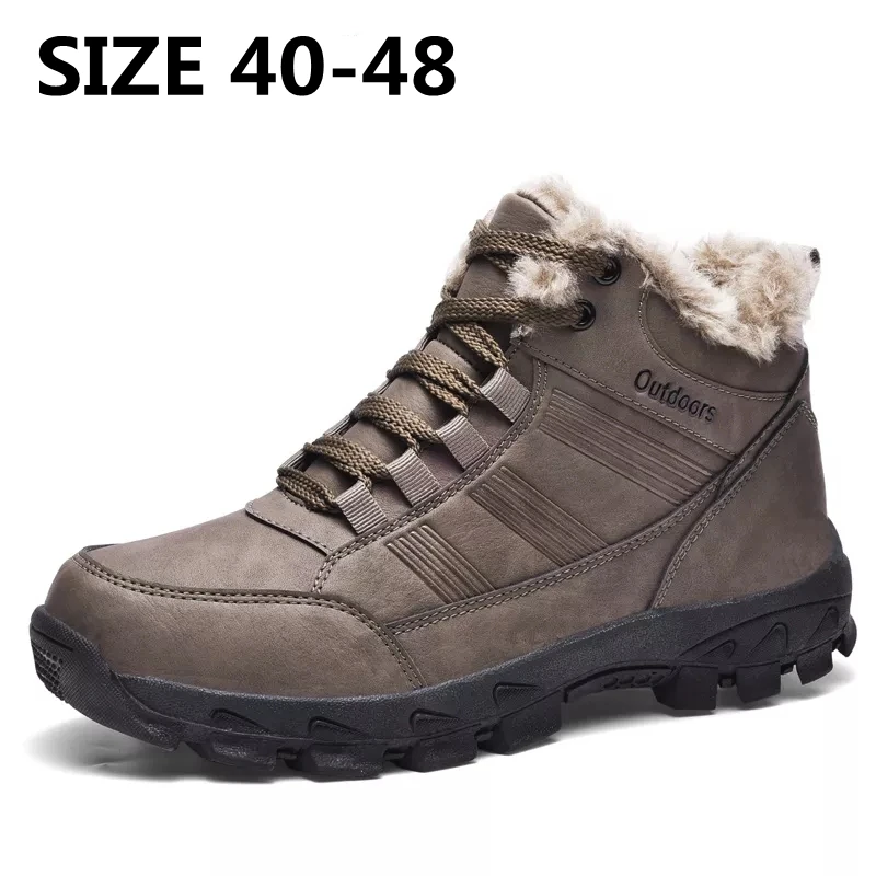 Xiaomi Men Boots Waterproof Leather Sneakers Keep Warm Men's Boots Outdoor Male Hiking Boots Work Shoes Men Sneakers Size 40-48
Xiaomi Men Boots Waterproof Leather Sneakers Keep Warm Men's Boots Outdoor Male Hiking Boots Work Shoes Men Sneakers Size 40-48