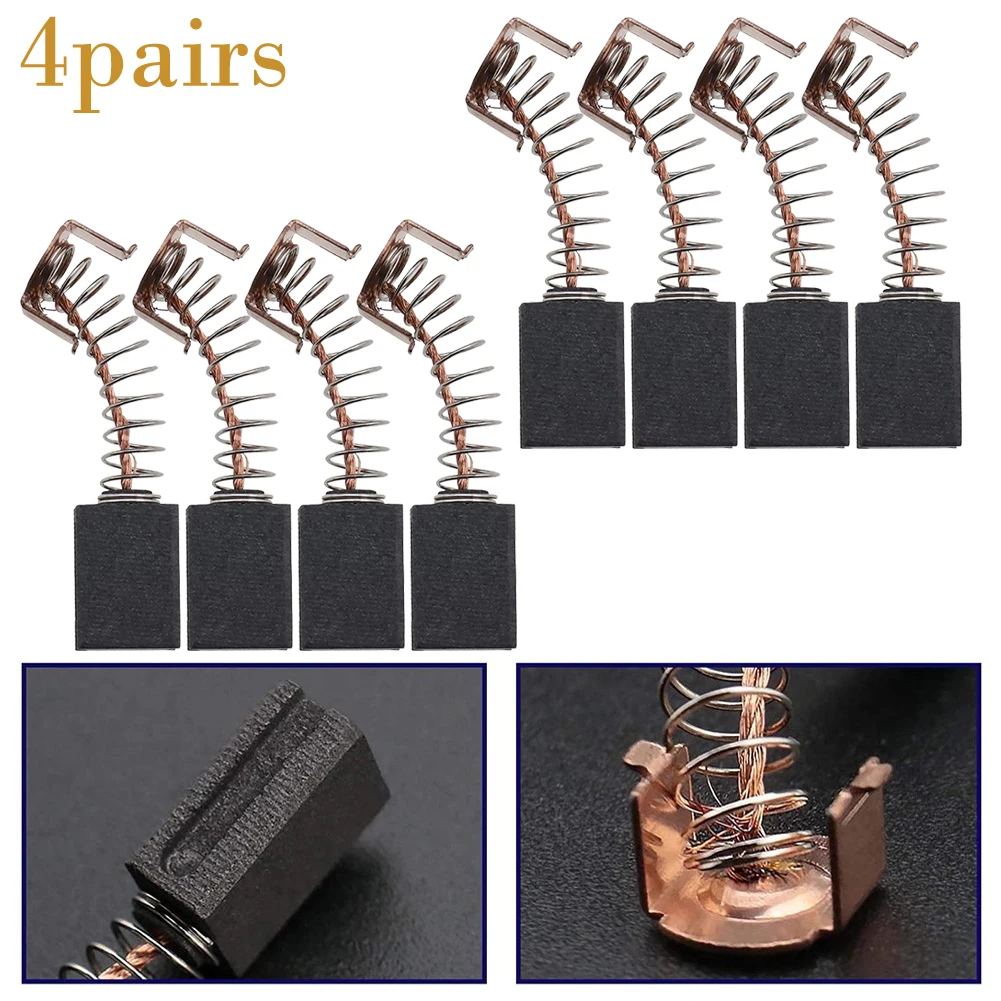Brushes Carbon Brush Outdoor Home Industry 12x8x5mm 4 Pairs Accessories Angle Grinder Parts For G720 Power Tool
Brushes Carbon Brush Outdoor Home Industry 12x8x5mm 4 Pairs Accessories Angle Grinder Parts For G720 Power Tool
