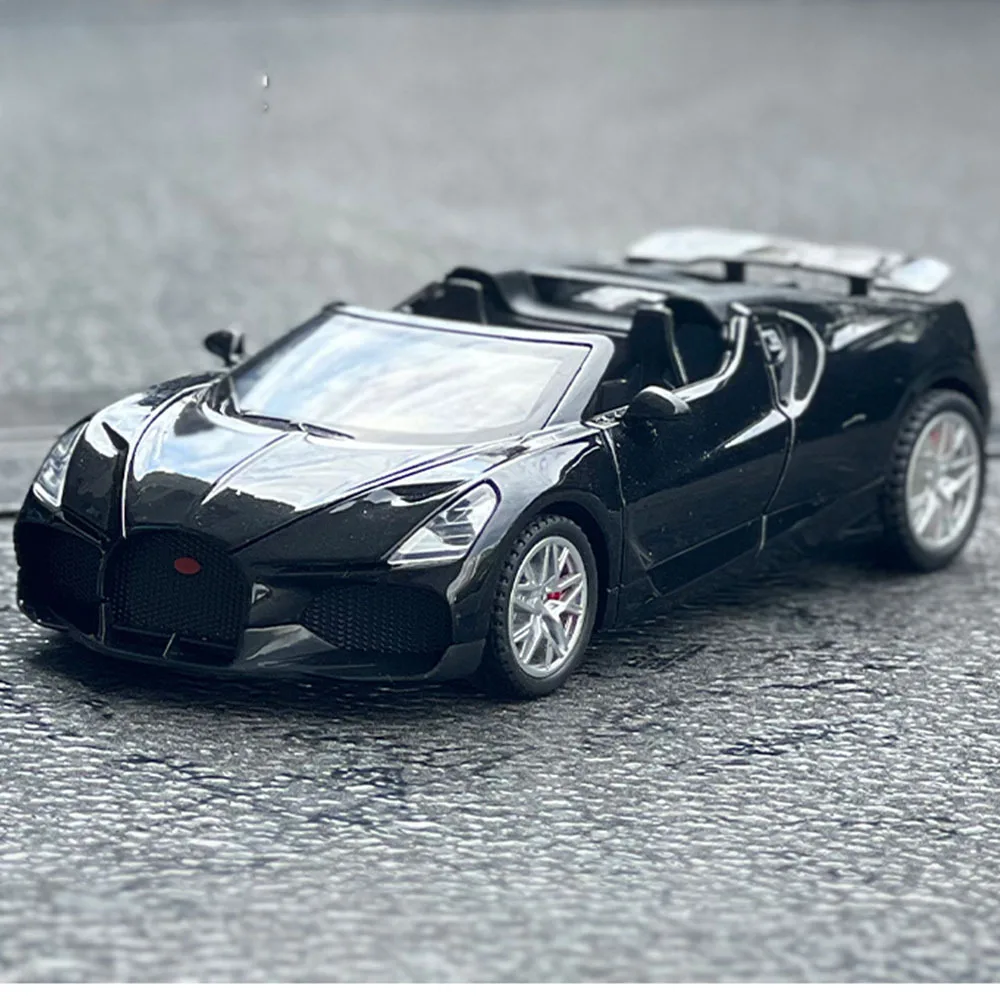 Модель автомобиля Bugatti Veyron Mistral W16 в масштабе 1:32
Модель автомобиля Bugatti Veyron Mistral W16 в масштабе 1:32
