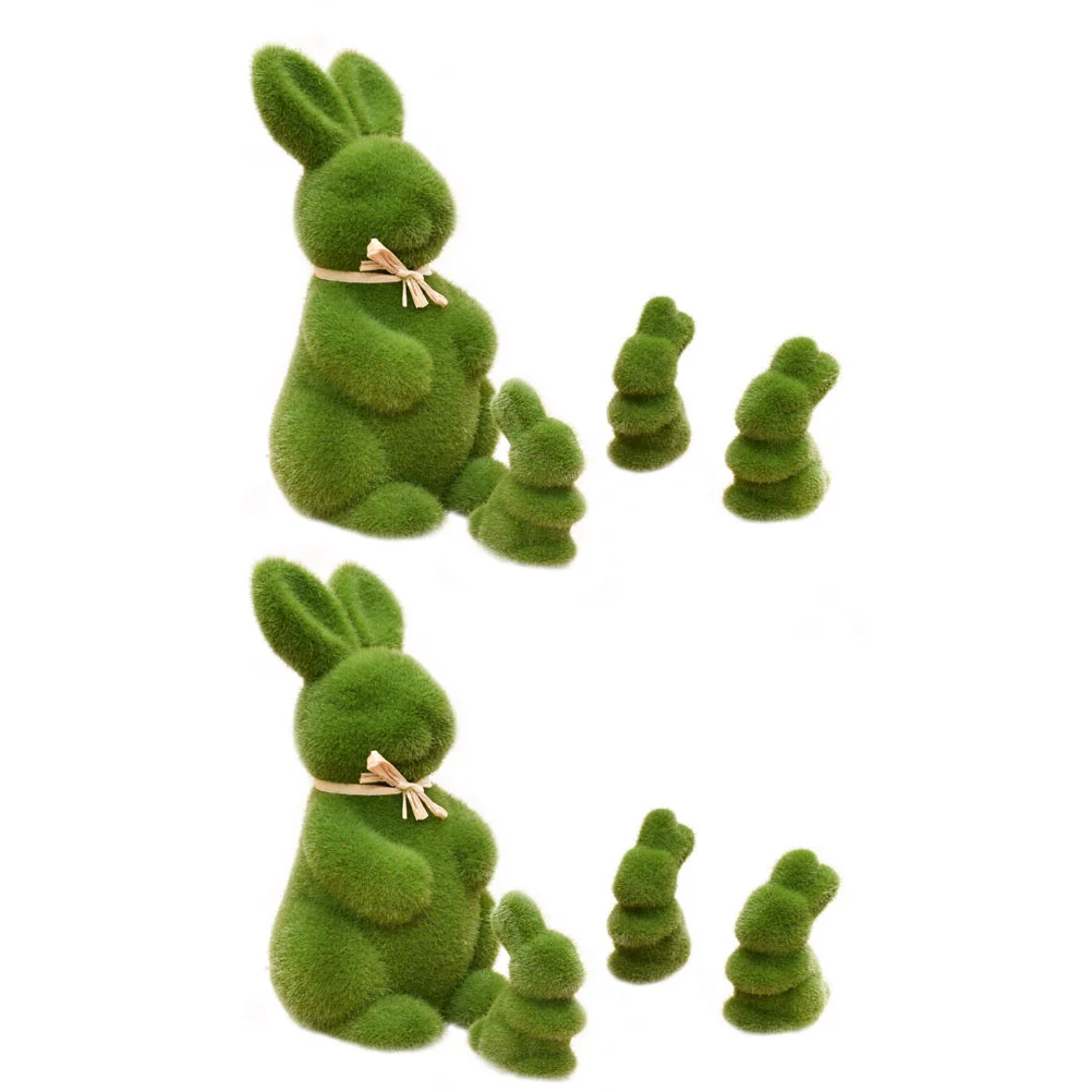 Bunny Flocked Rabbit Furry Green Decor Easter Faux Figurines Mini Figurine Covered
Bunny Flocked Rabbit Furry Green Decor Easter Faux Figurines Mini Figurine Covered