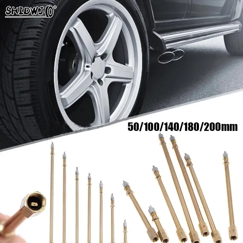 Car Auto Truck Brass Wheel Tire Valve Cap Tyre Stem Extension Pole Extender Accessories 50/100/140/180/200mm
Car Auto Truck Brass Wheel Tire Valve Cap Tyre Stem Extension Pole Extender Accessories 50/100/140/180/200mm