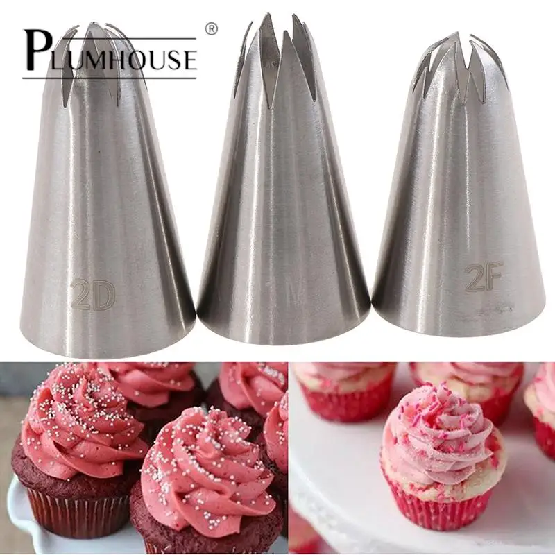 3pcs/set Rose Pastry Nozzles DIY Cake Decorating Tools Flower Icing Piping Nozzle Cream Cupcake Tips Kitchen Tool Accessories
3pcs/set Rose Pastry Nozzles DIY Cake Decorating Tools Flower Icing Piping Nozzle Cream Cupcake Tips Kitchen Tool Accessories