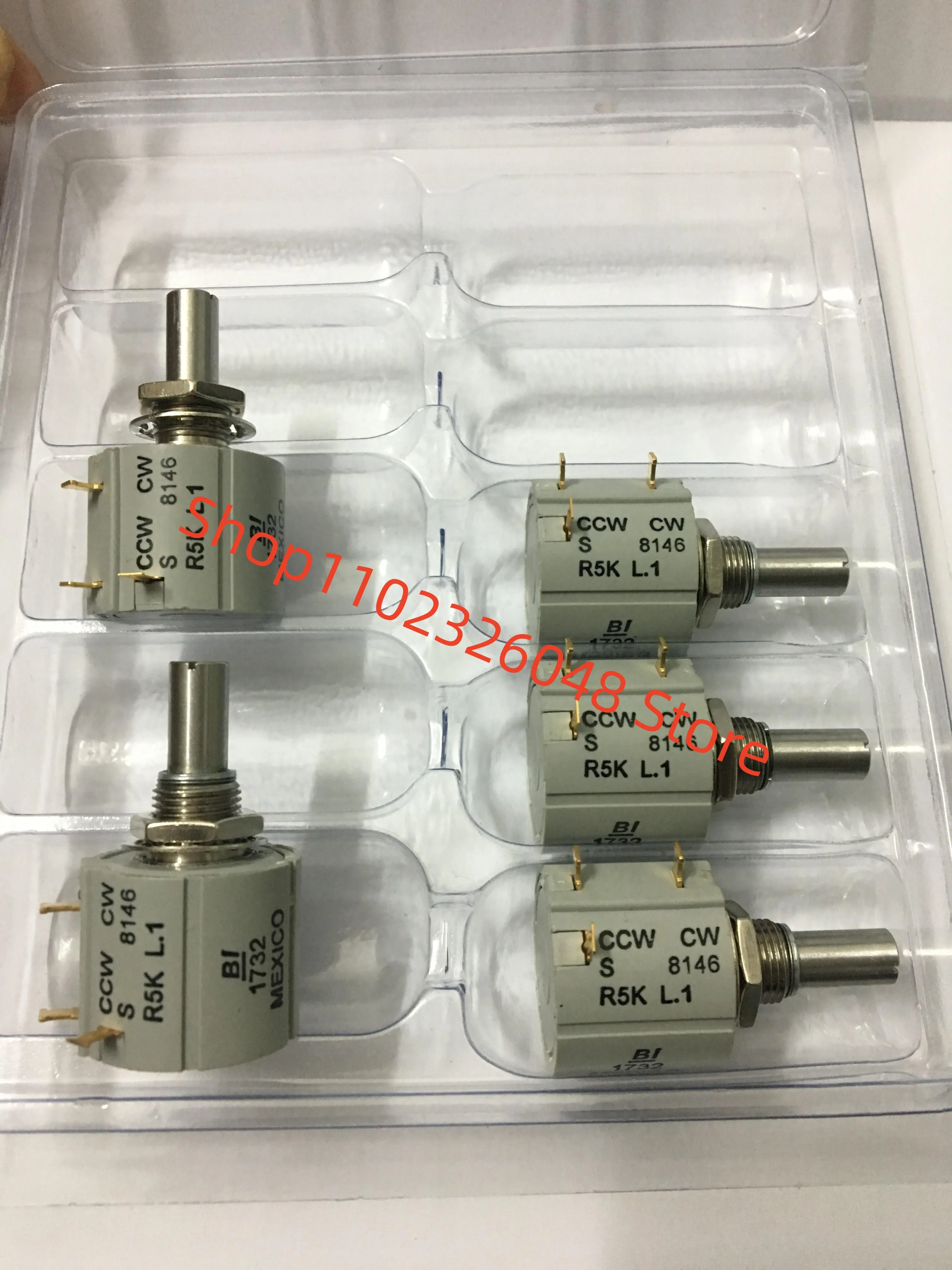 1PCS 8416 High Precision 5K 10K Multi Coil 10 Coil Wire Wound Adjustable Potentiometer CCW CW S8146R5KL.1 R5K NEW IN STOCK
1PCS 8416 High Precision 5K 10K Multi Coil 10 Coil Wire Wound Adjustable Potentiometer CCW CW S8146R5KL.1 R5K NEW IN STOCK