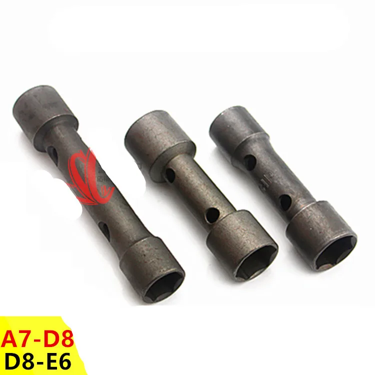 dual head A7 16mm D8 18mm E6TC D8TC A7TC spark plug socket wrench sleeve, motorcycle repair tool
dual head A7 16mm D8 18mm E6TC D8TC A7TC spark plug socket wrench sleeve, motorcycle repair tool
