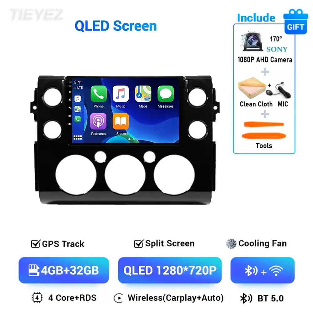 Android 15 Carplay Auto для Toyota FJ Cruiser J15 2006 2007 2008-2020 Автомобильный радиоприемник Мультимедийный плеер GPS-навигация Стерео WIFI 4G
Android 15 Carplay Auto для Toyota FJ Cruiser J15 2006 2007 2008-2020 Автомобильный радиоприемник Мультимедийный плеер GPS-навигация Стерео WIFI 4G