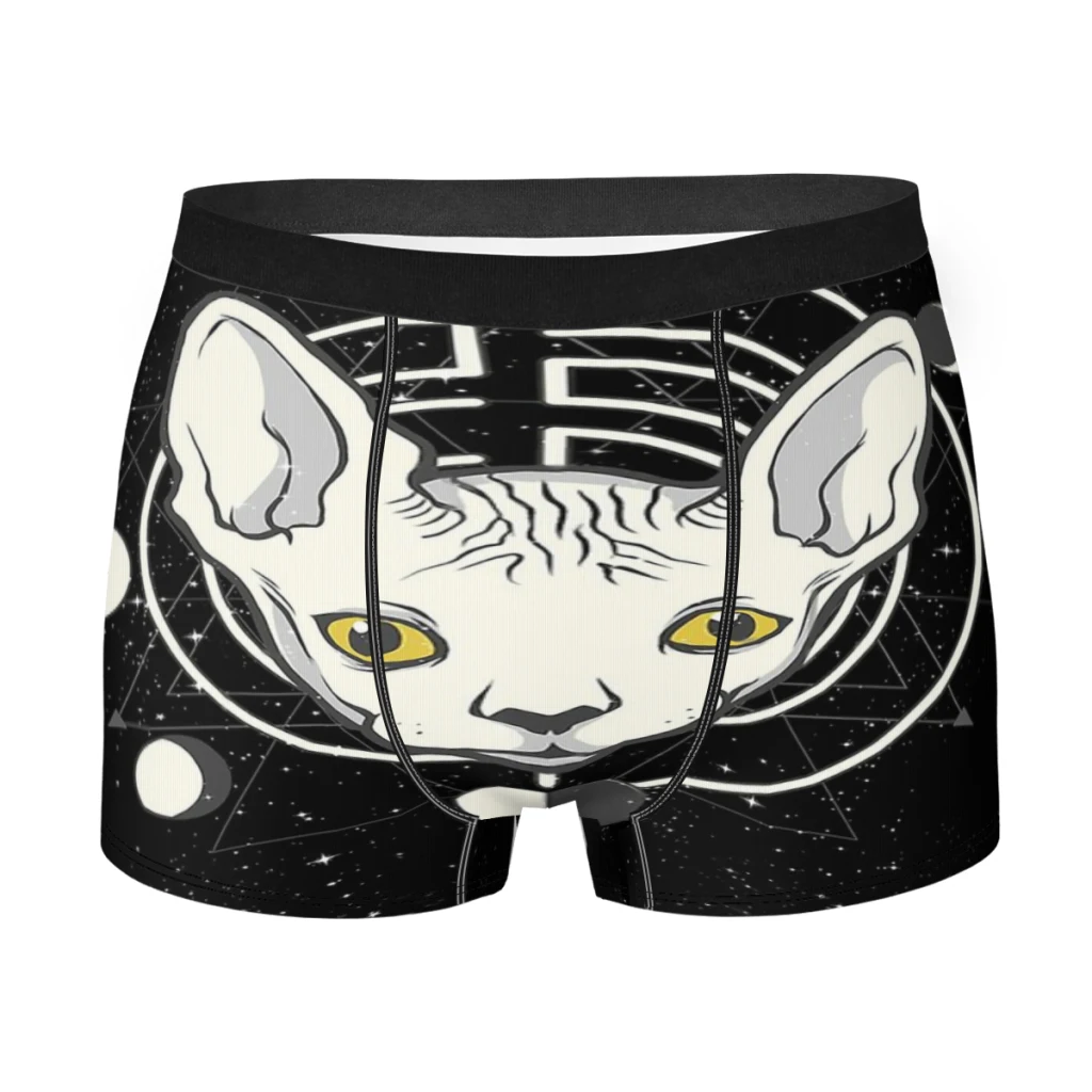 Sphinx Moon Cat Man's Boxer Briefs Underwear Sphynx Hairless Cat Cute Highly Breathable Top Quality Birthday Gifts
Sphinx Moon Cat Man's Boxer Briefs Underwear Sphynx Hairless Cat Cute Highly Breathable Top Quality Birthday Gifts