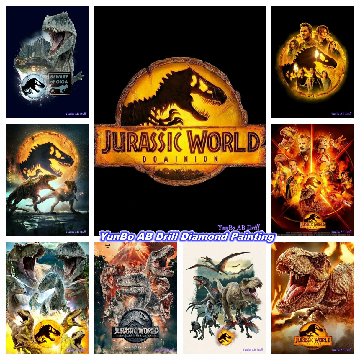 Jurassic World Dinosaur Park AB Diamond Painting Embroidery Tyrannosaurus Animal Art Cross Stitch Mosaic Home Decor Puzzle Hobby
Jurassic World Dinosaur Park AB Diamond Painting Embroidery Tyrannosaurus Animal Art Cross Stitch Mosaic Home Decor Puzzle Hobby