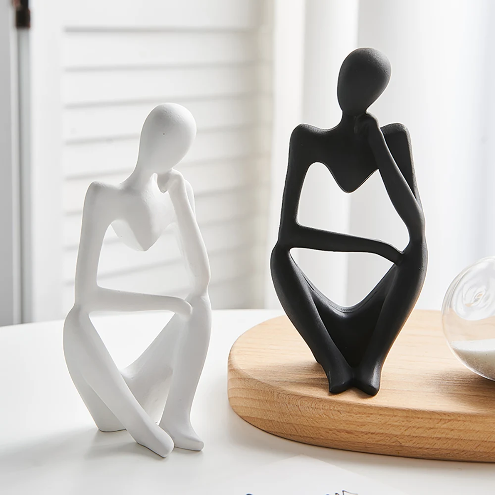 Abstract Thinker Statue Resin Sculpture Miniature Figurines Character Model European Home Decoration Accessories Christmas Gift
Abstract Thinker Statue Resin Sculpture Miniature Figurines Character Model European Home Decoration Accessories Christmas Gift