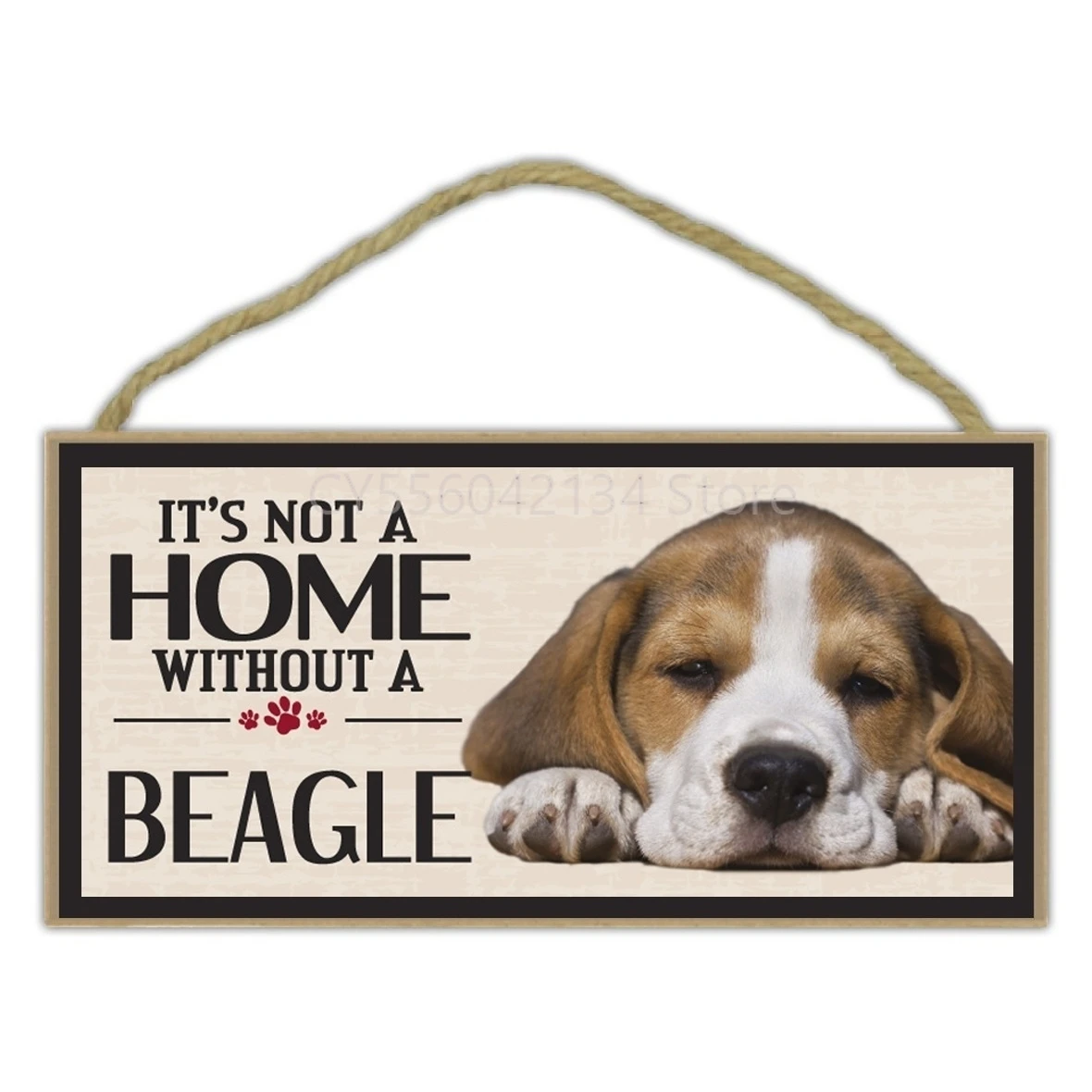 Pet Accessories Wood Sign - It's Not A Home Without A Beagle - Dogs, Gifts, Decorations
Pet Accessories Wood Sign - It's Not A Home Without A Beagle - Dogs, Gifts, Decorations