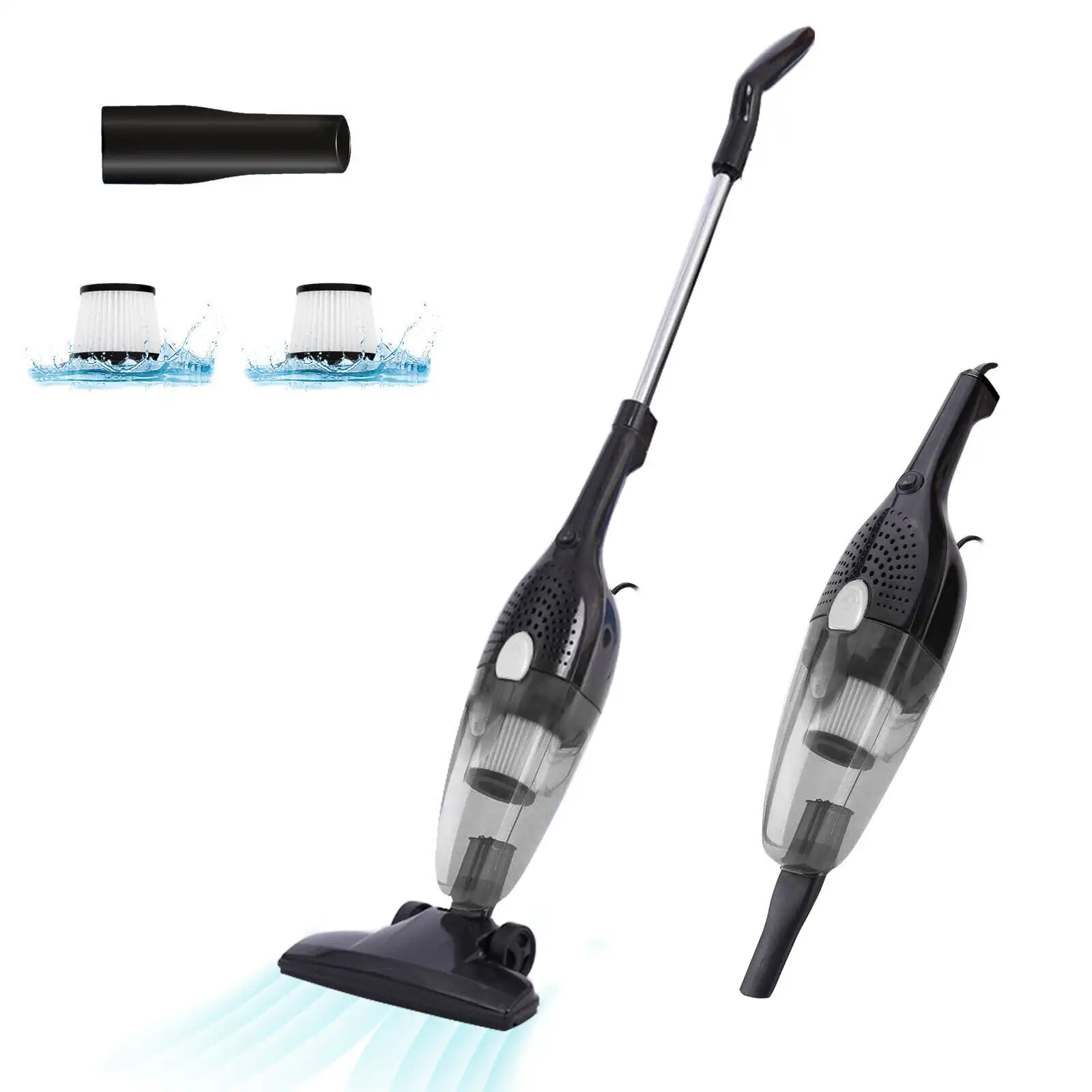 4 in 1 Lightweight Bagless Vacuum Cleaner with Handheld for Pet Hair Carpet Hard Floor
4 in 1 Lightweight Bagless Vacuum Cleaner with Handheld for Pet Hair Carpet Hard Floor