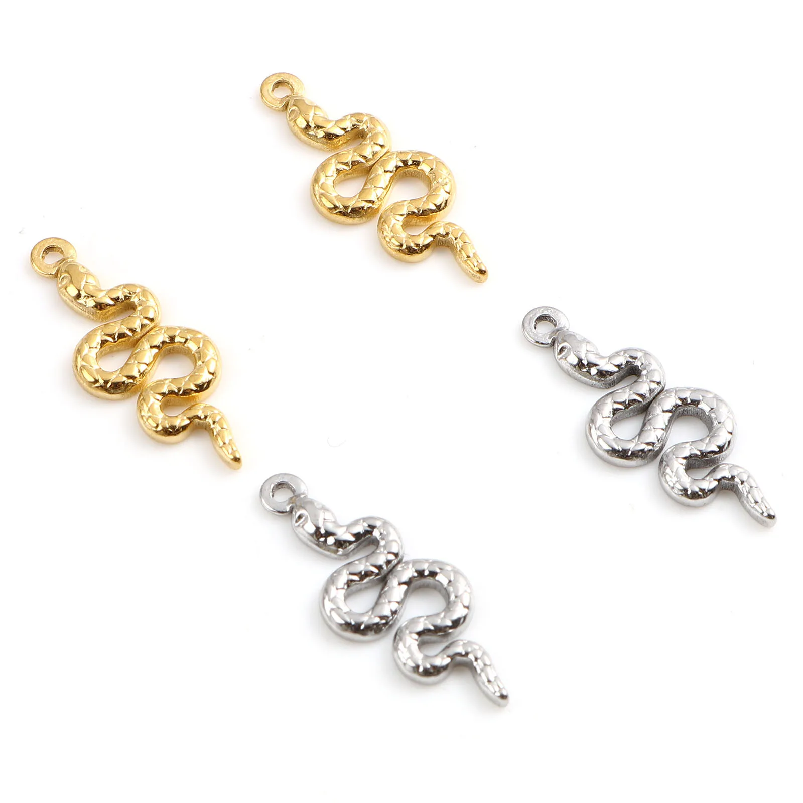 1 Pc Stainless Steel Charms Snake Animal Multicolor Pendant For Necklace Bracelet Earring Dangle DIY Jewelry Making 20mm X 8mm
1 Pc Stainless Steel Charms Snake Animal Multicolor Pendant For Necklace Bracelet Earring Dangle DIY Jewelry Making 20mm X 8mm