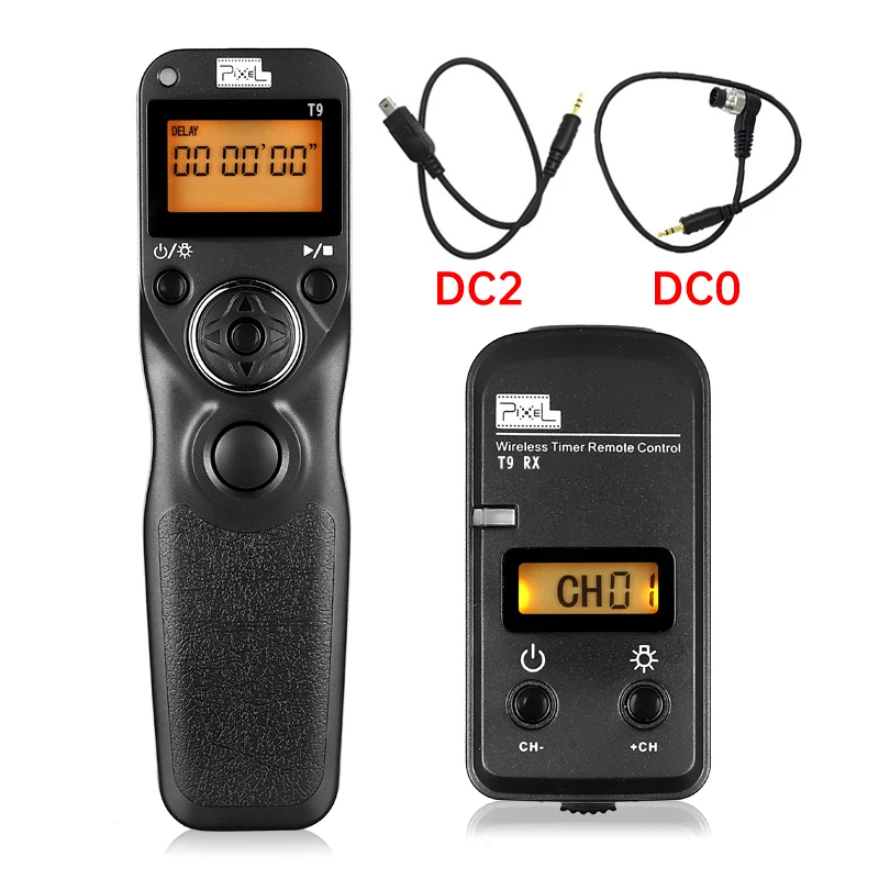 PIXEL T9 Wireless Timer Shutter Release Remote Control For Nikon D7200 D7100 D7000 D5500 D5300 D5200 D90 D800 D850 D5 D750 D600
PIXEL T9 Wireless Timer Shutter Release Remote Control For Nikon D7200 D7100 D7000 D5500 D5300 D5200 D90 D800 D850 D5 D750 D600