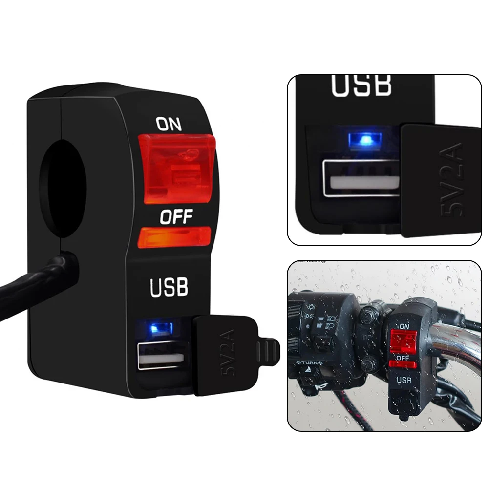 Motorcycle Headlights Transparent Switch 12V LED Indicator USB Phone Charger Accessories High-quality Retrofit Headlight Switch
Motorcycle Headlights Transparent Switch 12V LED Indicator USB Phone Charger Accessories High-quality Retrofit Headlight Switch