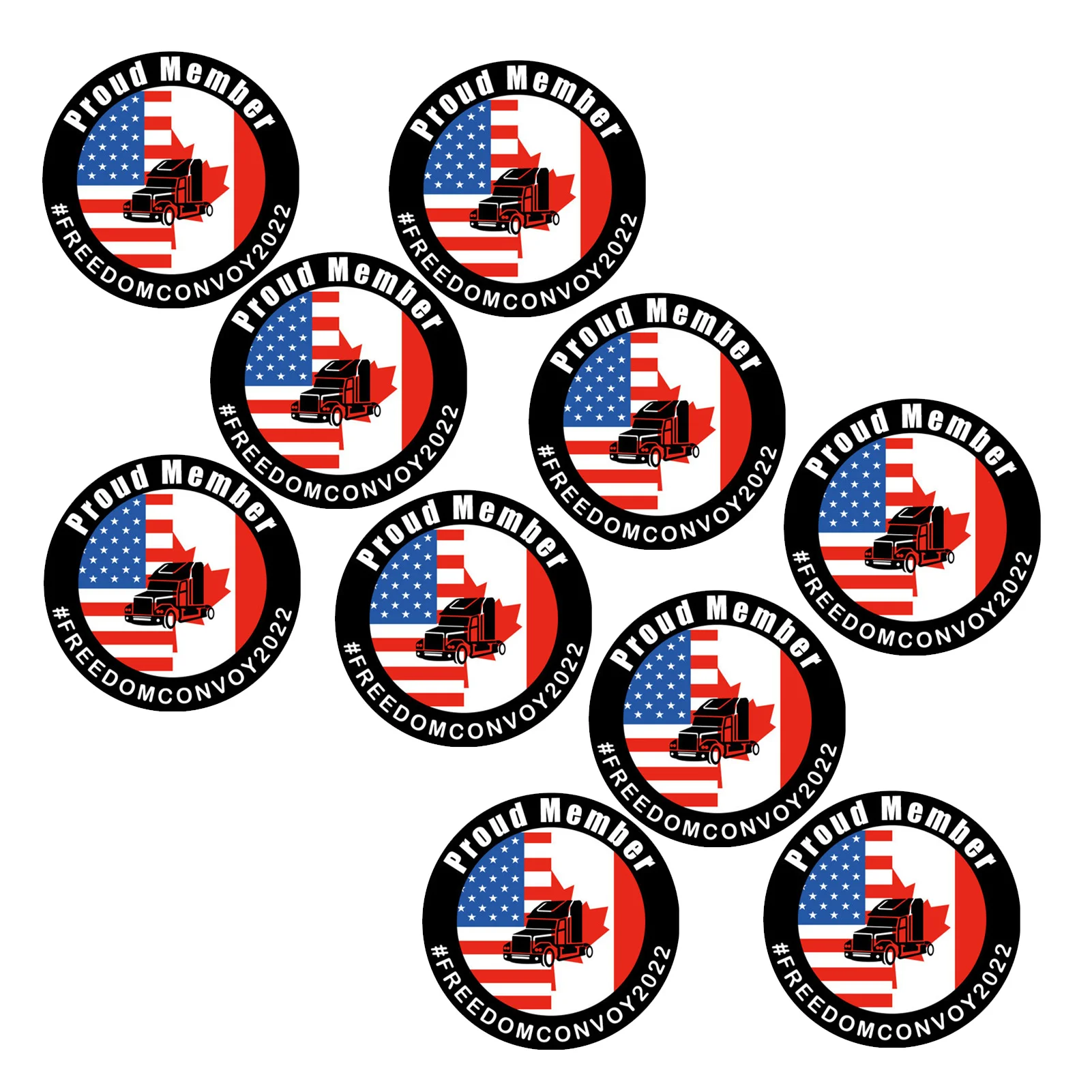 Round Freedom Convoy Stickers Canada Vinyl Car Decals Fighting For Freedom Car Decals Cars Vehicles Decoration For Laptop Window
Round Freedom Convoy Stickers Canada Vinyl Car Decals Fighting For Freedom Car Decals Cars Vehicles Decoration For Laptop Window
