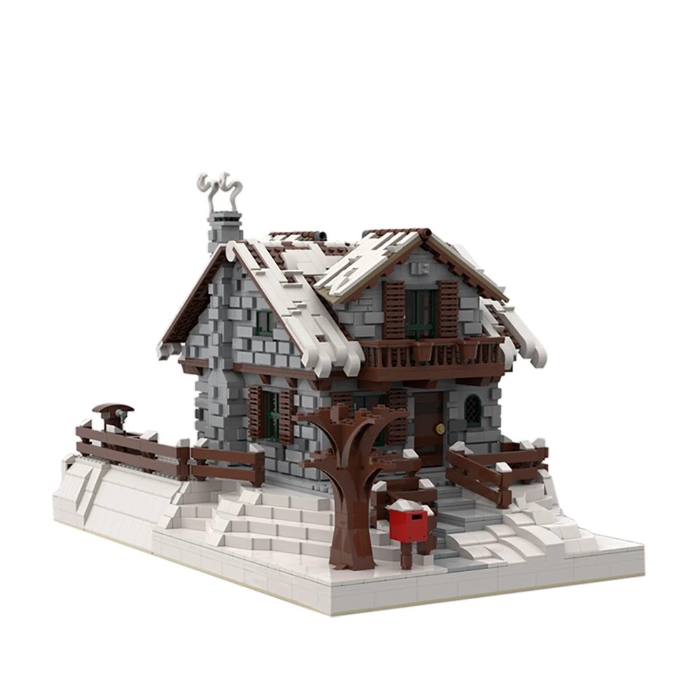Christmas Hut MOC-38793 Winter Chalet Cabin Building Blocks Set Architecture Snow House Bricks Model Toys For Children Brithday
Christmas Hut MOC-38793 Winter Chalet Cabin Building Blocks Set Architecture Snow House Bricks Model Toys For Children Brithday
