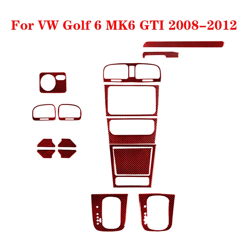 For Volkswagen VW Golf 6 MK6 GTI 2008 2009 2010 2011 2012 Carbon Fiber Red Stickers Car Interior Decorative Accessories
For Volkswagen VW Golf 6 MK6 GTI 2008 2009 2010 2011 2012 Carbon Fiber Red Stickers Car Interior Decorative Accessories