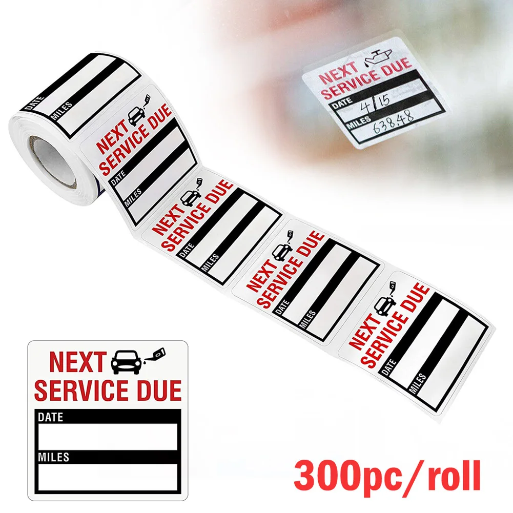 Hot Sale Sticker Oil Change Oil Change Service Reminder Replacement Tools 300pcs/Roll Car Car Accessries Durable
Hot Sale Sticker Oil Change Oil Change Service Reminder Replacement Tools 300pcs/Roll Car Car Accessries Durable