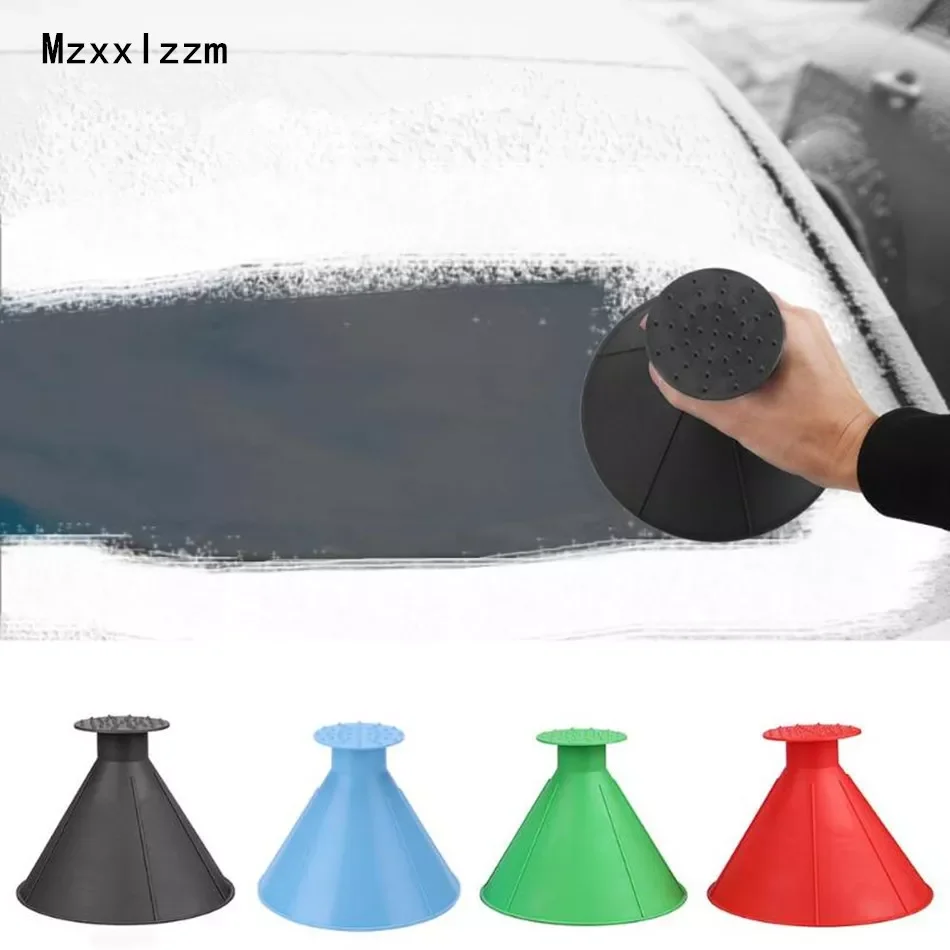 

Auto Ice Scrape Funnel Car Window Glass Cleaning Tool Windshield Snow Remove Shovel Cleaning Brush home Windows Glass Clean Tool