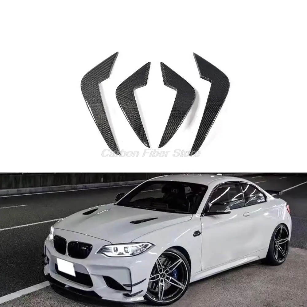 NEW 2 Series F87 M2 Front Bumper Carbon Fiber Fins for BMW M2 M2C 2016-2020
NEW 2 Series F87 M2 Front Bumper Carbon Fiber Fins for BMW M2 M2C 2016-2020