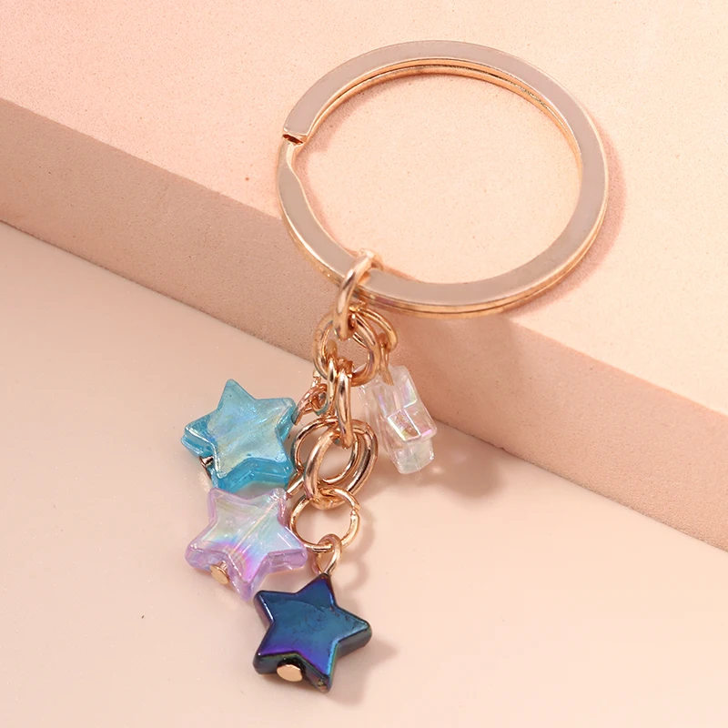 Cute Colorful Star Keychain Friendship Gifts for Women Men Car Key Handbag Pendants Accessories DIY Jewelry Gifts
Cute Colorful Star Keychain Friendship Gifts for Women Men Car Key Handbag Pendants Accessories DIY Jewelry Gifts