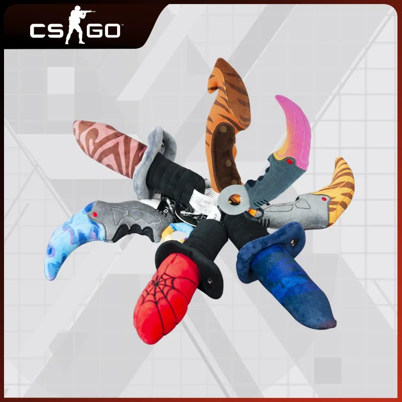 Game CSGO Mini Claw Knife Plush Doll Keychain Gradient Pendant Keyring Toy Fan Collection Gifts
Game CSGO Mini Claw Knife Plush Doll Keychain Gradient Pendant Keyring Toy Fan Collection Gifts