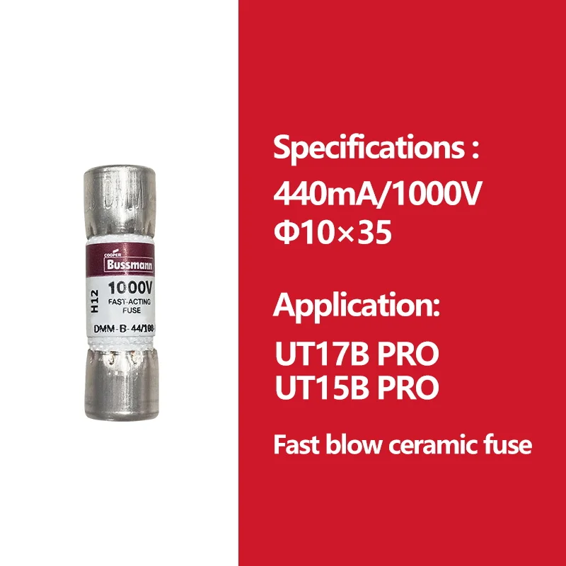 UNI-T предохранитель 11A/1000V для мультиметров UT15B PRO UT17B PRO UT191T UT191E
UNI-T предохранитель 11A/1000V для мультиметров UT15B PRO UT17B PRO UT191T UT191E