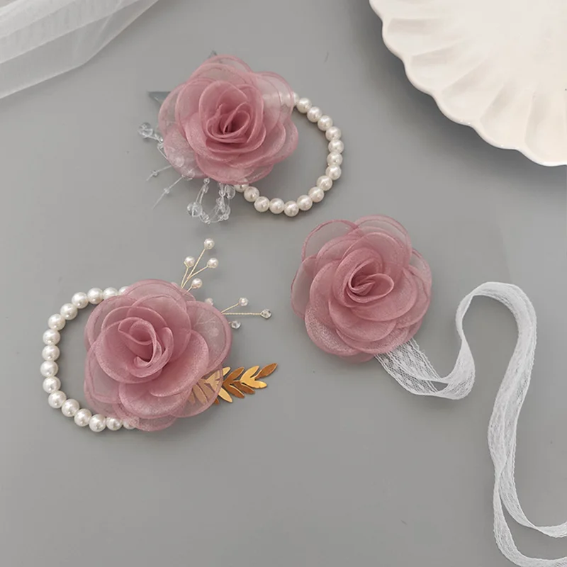 Bridesmaid Pearl Lace Wrist Flower Bride Wedding Hand Flower Leaves Charm Super Fairy Elegant Cute Bracelet Wedding Supplies New
Bridesmaid Pearl Lace Wrist Flower Bride Wedding Hand Flower Leaves Charm Super Fairy Elegant Cute Bracelet Wedding Supplies New