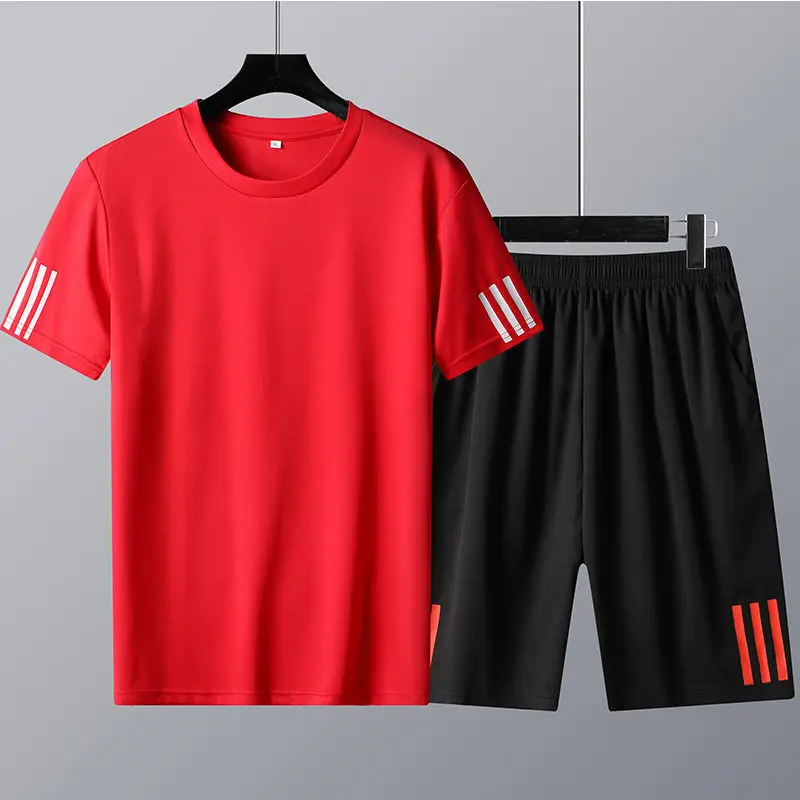 Men's Tracksuit Suit T-Shirt Sportswear Fitness Sports 2 Sets Clothes Sweatpants Male Men Clothing Tracksuit Men
Men's Tracksuit Suit T-Shirt Sportswear Fitness Sports 2 Sets Clothes Sweatpants Male Men Clothing Tracksuit Men