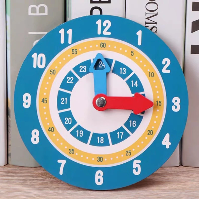 Montessori Materials Wooden Clock Kids Toys 5.9 inches Time Learning Teaching Aids Toys For Children Life Skills Training Games
Montessori Materials Wooden Clock Kids Toys 5.9 inches Time Learning Teaching Aids Toys For Children Life Skills Training Games