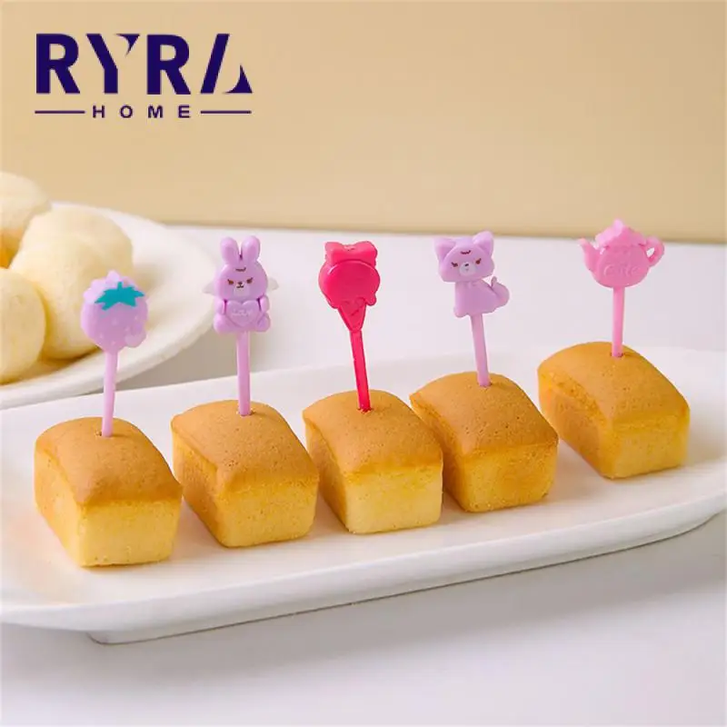 Cute Fruit Fork Mini Fork Suit Children's Bento Box Decorative Dessert Fork Cartoon Toothpick Cake Dessert Supply Random Color
Cute Fruit Fork Mini Fork Suit Children's Bento Box Decorative Dessert Fork Cartoon Toothpick Cake Dessert Supply Random Color