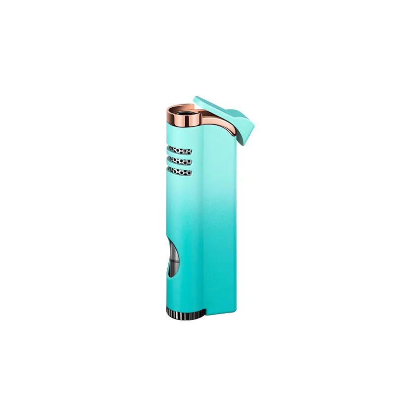 Personalized Gradual Lighter Blue Flame Inflated Jet Fuel Lighter Refillable Butane Gas Cigar Lighter Windproof Pocket Lighters
Personalized Gradual Lighter Blue Flame Inflated Jet Fuel Lighter Refillable Butane Gas Cigar Lighter Windproof Pocket Lighters