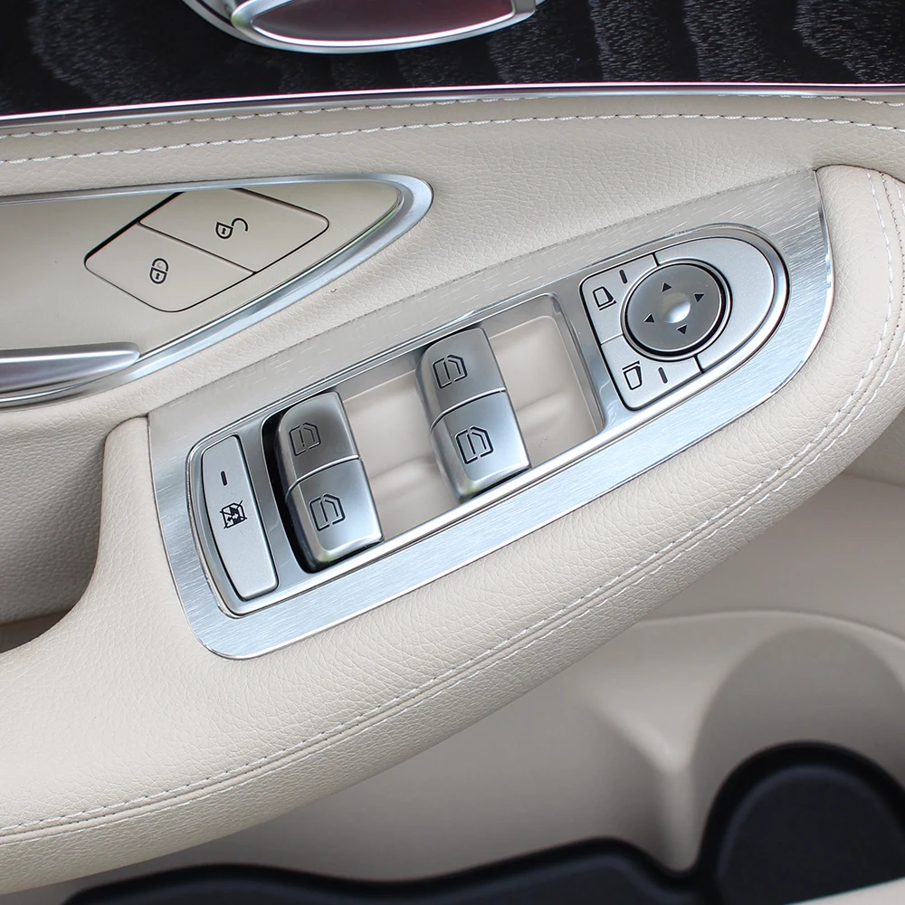 4pcs For Mercedes-Benz C Class W205 GlC X253 2015-2018 Window Lift Button Cover Trim Left Hand Drive Car Accessory fast ship
4pcs For Mercedes-Benz C Class W205 GlC X253 2015-2018 Window Lift Button Cover Trim Left Hand Drive Car Accessory fast ship