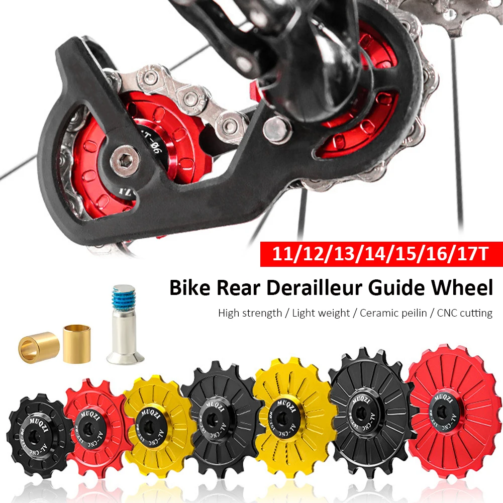 11/12/13/14/15/16/17T Rear Derailleur Jockey Wheel Ceramic Bearing Pulley Roller Road Bike Guide Wheel Bike MTB Accessories
11/12/13/14/15/16/17T Rear Derailleur Jockey Wheel Ceramic Bearing Pulley Roller Road Bike Guide Wheel Bike MTB Accessories