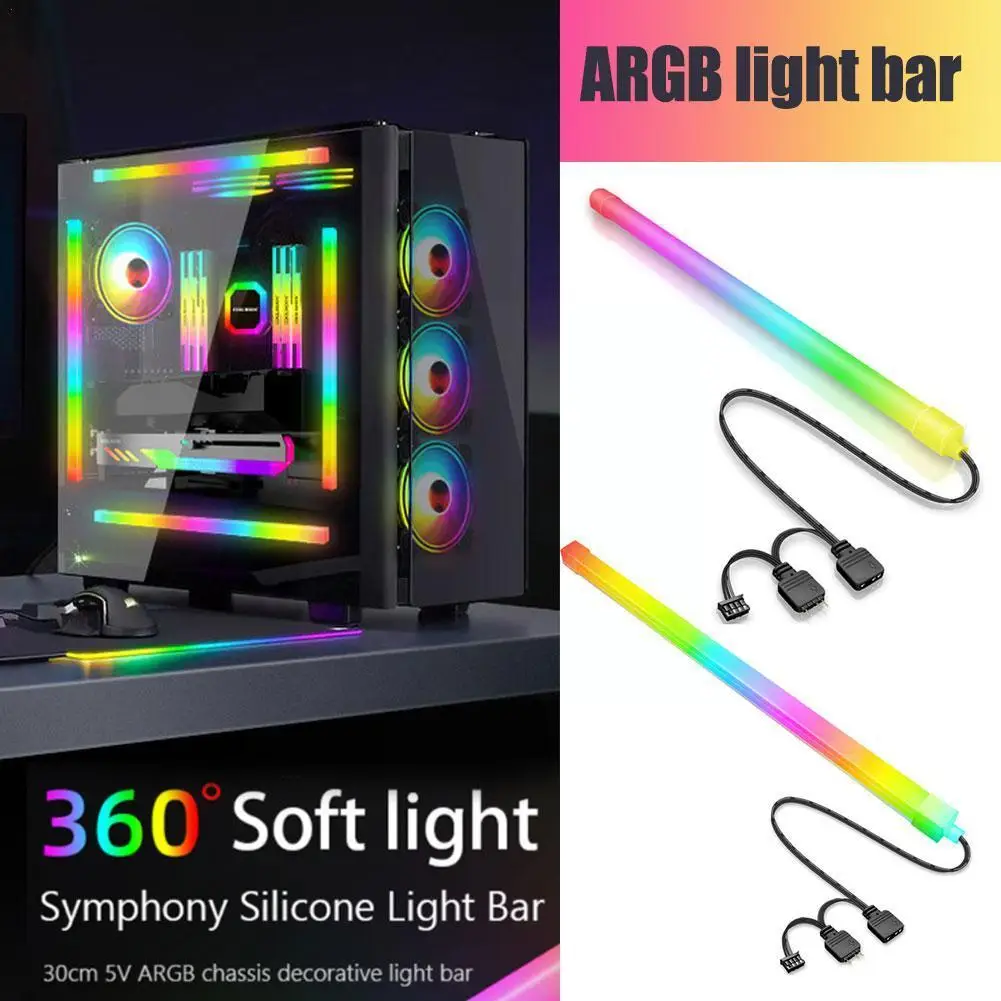 30cm RGB Light Strip 5V 3Pin 4 Pin ARGB LED Light Bar Multicolor ARGB Atmosphere Lamp For Computer Ambient Light C7N9
30cm RGB Light Strip 5V 3Pin 4 Pin ARGB LED Light Bar Multicolor ARGB Atmosphere Lamp For Computer Ambient Light C7N9