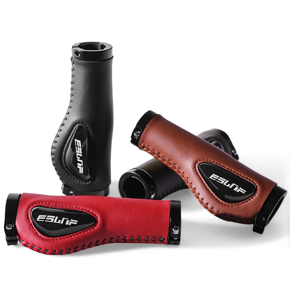 Leather Bicycle Grips Shock-Absorbing Liquid Silicone Handlebar Grips Bilateral Lock Non-slip Cozy Bike Handlebar Accessories
Leather Bicycle Grips Shock-Absorbing Liquid Silicone Handlebar Grips Bilateral Lock Non-slip Cozy Bike Handlebar Accessories