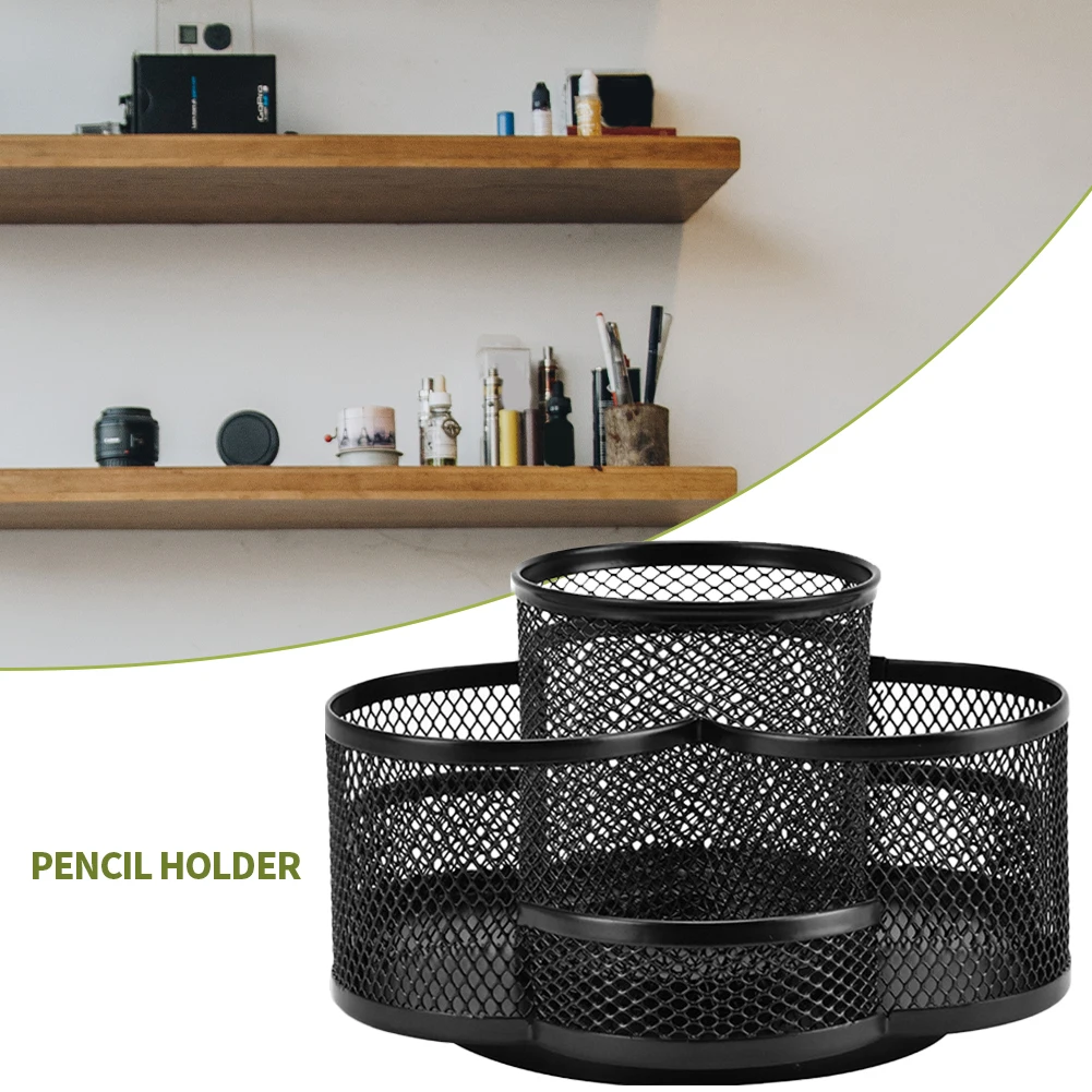 Pen Holder 360-Degree Rotating 7 Compartments Stationary Workspace Multi-cell Desktop Storage And Storage Box
Pen Holder 360-Degree Rotating 7 Compartments Stationary Workspace Multi-cell Desktop Storage And Storage Box