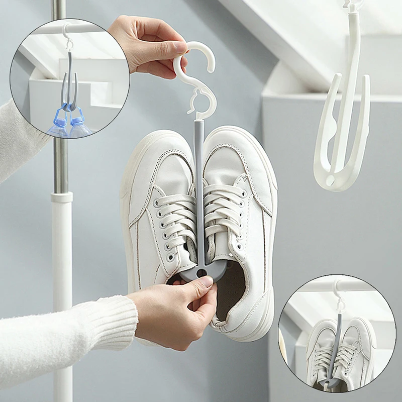 Multifunctional Shoe Rack for Drying Hanger Home Shoe Shelf Stand Creative Shoe Storage Organizer Hook Windproof Drying Hanger
Multifunctional Shoe Rack for Drying Hanger Home Shoe Shelf Stand Creative Shoe Storage Organizer Hook Windproof Drying Hanger