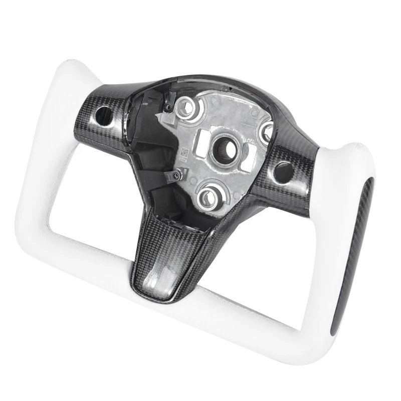 Yoke Style Steering Wheel With Carbon Fiber Panel Frame For Tesla Model 3 Model Y 2017 18 19 20 21 2022 White No Heated
Yoke Style Steering Wheel With Carbon Fiber Panel Frame For Tesla Model 3 Model Y 2017 18 19 20 21 2022 White No Heated