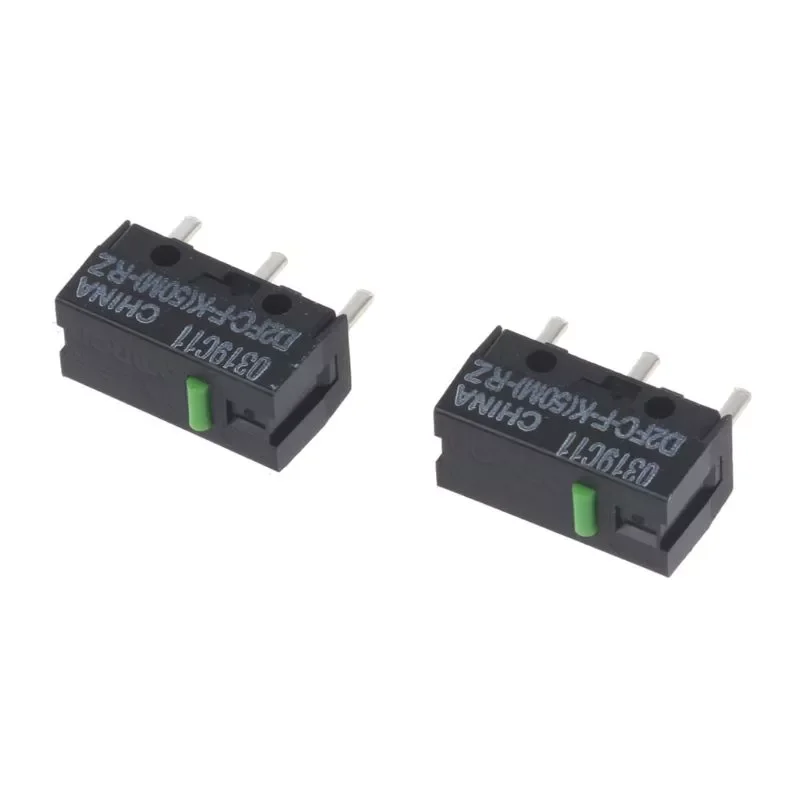 2Pcs Original OMRON Mouse Micro Switch D2FC-F-K(50M)-RZ Green Dot 50 Millions click lifetime for Razer Micro Switch
2Pcs Original OMRON Mouse Micro Switch D2FC-F-K(50M)-RZ Green Dot 50 Millions click lifetime for Razer Micro Switch