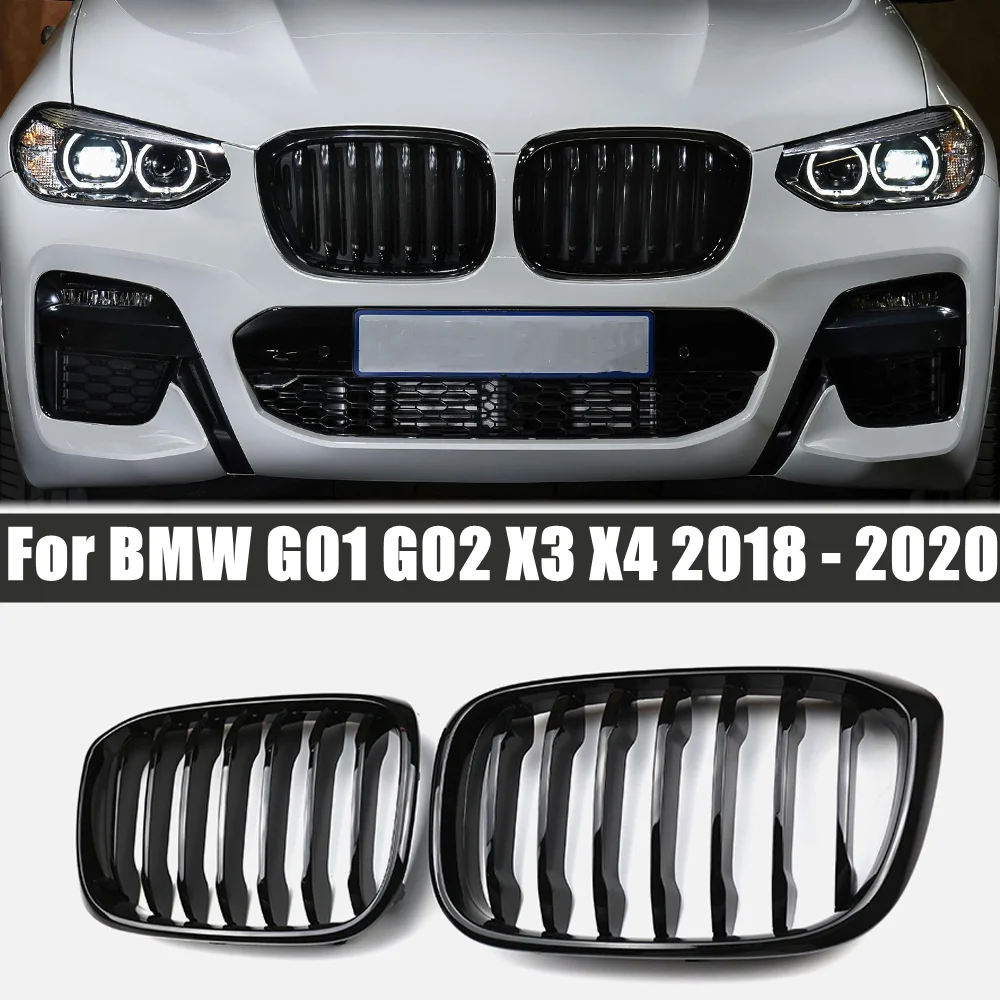 For BMW X3 X4 G01 G02 2018-2021 Front Kidney Grill Bumper Racing Grills Single Line Slat Glossy Matte Black Car Accessories
For BMW X3 X4 G01 G02 2018-2021 Front Kidney Grill Bumper Racing Grills Single Line Slat Glossy Matte Black Car Accessories